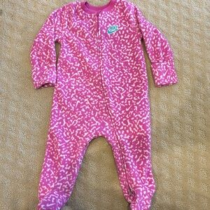 Baby girls Nike fleece onesie
